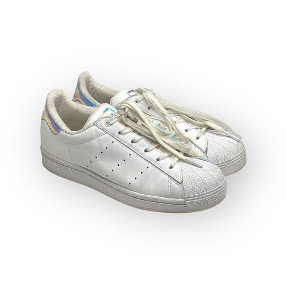 adidas x stan smith ★ Superstar J VS Superstan Sneakers ★ White Iridescent ★ 4.5 - Picture 9 of 16